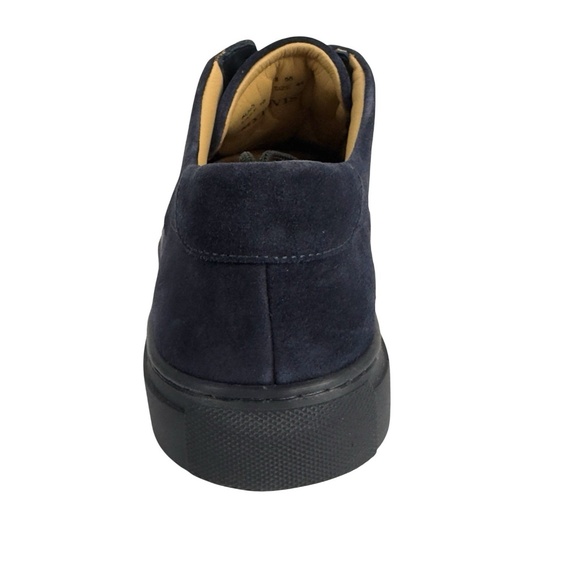 Myrqvist Alnö Navy Blue Suede Sneakers Men’s 11 US / 44 EU Leather Lining Rubber - Picture 8 of 11
